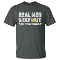 Funny Pickleball T Shirt Real Men Stay Out Of The Kitchen Pickle Ball Sports - Wonder Print Shop