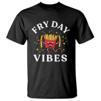 Funny French Fries T Shirt Fry Day Vibes Fast Food - Wonder Print Shop