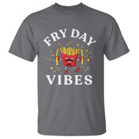 Funny French Fries T Shirt Fry Day Vibes Fast Food - Wonder Print Shop