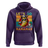 Funny Baseball Hoodie Let's Go Bananas Bat Ball Sport - Wonder Print Shop