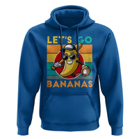 Funny Baseball Hoodie Let's Go Bananas Bat Ball Sport - Wonder Print Shop