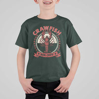 Funny Crawfish Boil Crew T Shirt For Kid Cajun Seafood Boil Lover Party - Wonder Print Shop