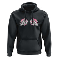 Funny Skeleton Hands Seashell Bikini Halloween Beach Hoodie - Wonder Print Shop