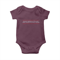 Funny Make America Follow The Constitution Again Baby Onesie - Wonder Print Shop