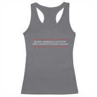 Funny Make America Follow The Constitution Again Racerback Tank Top - Wonder Print Shop
