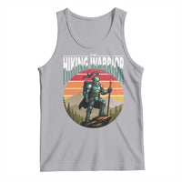 Funny Mountain Hikers Tank Top The Hiking Warrior Retro Forest Sunset - Wonder Print Shop