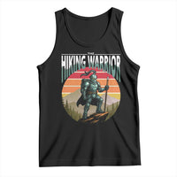 Funny Mountain Hikers Tank Top The Hiking Warrior Retro Forest Sunset - Wonder Print Shop