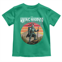 Funny Mountain Hikers Toddler T Shirt The Hiking Warrior Retro Forest Sunset - Wonder Print Shop