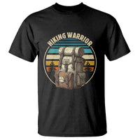 Funny Hiking Warrior Retro Backpack Nature Adventure T Shirt - Wonder Print Shop
