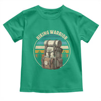 Funny Hiking Warrior Retro Backpack Nature Adventure Toddler T Shirt - Wonder Print Shop