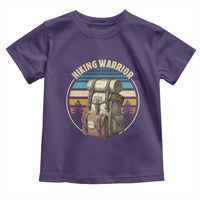 Funny Hiking Warrior Retro Backpack Nature Adventure Toddler T Shirt - Wonder Print Shop