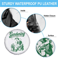 Funny Gardening Because Murder Is Wrong Spare Tire Cover Plant Lady - Wonder Print Shop