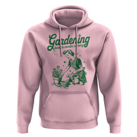 Funny Gardening Because Murder Is Wrong Hoodie Plant Lady - Wonder Print Shop