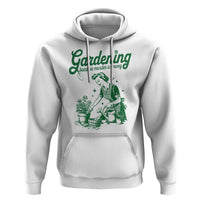 Funny Gardening Because Murder Is Wrong Hoodie Plant Lady - Wonder Print Shop