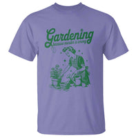 Funny Gardening Because Murder Is Wrong T Shirt Plant Lady - Wonder Print Shop