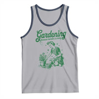 Funny Gardening Because Murder Is Wrong Tank Top Plant Lady - Wonder Print Shop
