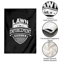 Funny The Lawn Enforcement Officer Garden Flag Gardening Lawn Mower Father's Day - Wonder Print Shop