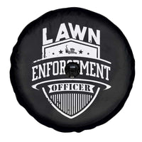 Funny The Lawn Enforcement Officer Spare Tire Cover Gardening Lawn Mower Father's Day - Wonder Print Shop