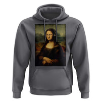 Funny Mona Lisa Bass Face Music Lovers DJs Hoodie