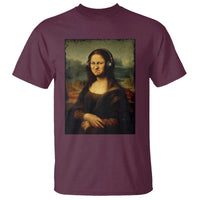 Funny Mona Lisa Bass Face Music Lovers DJs T Shirt