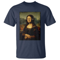 Funny Mona Lisa Bass Face Music Lovers DJs T Shirt