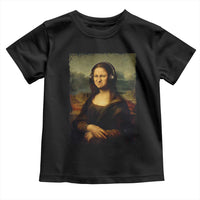 Funny Mona Lisa Bass Face Music Lovers DJs Toddler T Shirt