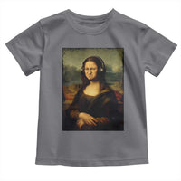 Funny Mona Lisa Bass Face Music Lovers DJs Toddler T Shirt