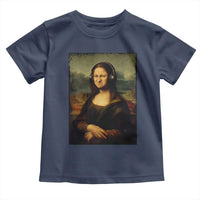 Funny Mona Lisa Bass Face Music Lovers DJs Toddler T Shirt