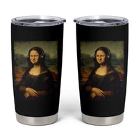 Funny Mona Lisa Bass Face Music Lovers DJs Tumbler Cup