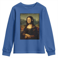 Funny Mona Lisa Bass Face Music Lovers DJs Youth Sweatshirt