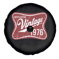 50th Birthday Beer Lover Vintage 1976 Limited Edition Spare Tire Cover Red Metal Beer Soft Sign Graphic