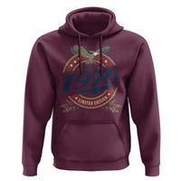 50th Birthday Beer Lover Vintage 1976 Limited Edition Hoodie Bald Eagle