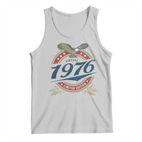 50th Birthday Beer Lover Vintage 1976 Limited Edition Tank Top Bald Eagle