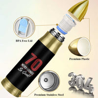 70 Never Looked So Good Funny 70th Birthday Bullet Tumbler