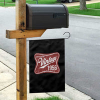 70th Birthday Beer Lover Vintage 1956 Limited Edition Garden Flag Red Metal Beer Soft Sign Graphic