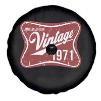 55th Birthday Beer Lover Vintage 1971 Limited Edition Spare Tire Cover Red Metal Beer Soft Sign Graphic