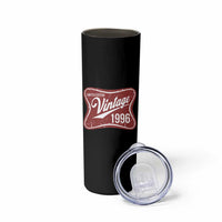 30th Birthday Beer Lover Vintage 1996 Limited Edition Skinny Tumbler Red Metal Beer Soft Sign Graphic