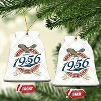 70th Birthday Beer Lover Vintage 1956 Limited Edition Ceramic Ornament Bald Eagle