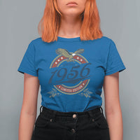 70th Birthday Beer Lover Vintage 1956 Limited Edition T Shirt For Women Bald Eagle