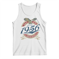 70th Birthday Beer Lover Vintage 1956 Limited Edition Tank Top Bald Eagle