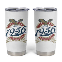70th Birthday Beer Lover Vintage 1956 Limited Edition Tumbler Cup Bald Eagle
