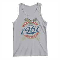 65th Birthday Beer Lover Vintage 1961 Limited Edition Tank Top Bald Eagle