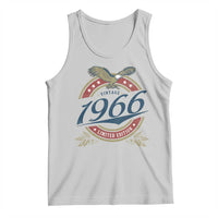 60th Birthday Beer Lover Vintage 1966 Limited Edition Tank Top Bald Eagle
