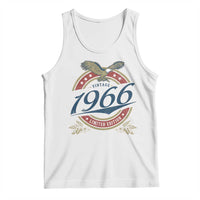 60th Birthday Beer Lover Vintage 1966 Limited Edition Tank Top Bald Eagle