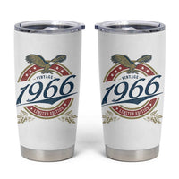 60th Birthday Beer Lover Vintage 1966 Limited Edition Tumbler Cup Bald Eagle