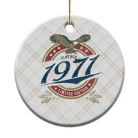 55th Birthday Beer Lover Vintage 1971 Limited Edition Ceramic Ornament Bald Eagle