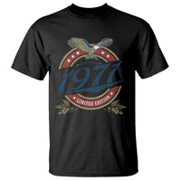 55th Birthday Beer Lover Vintage 1971 Limited Edition T Shirt Bald Eagle