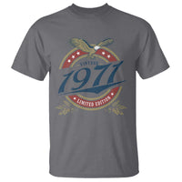 55th Birthday Beer Lover Vintage 1971 Limited Edition T Shirt Bald Eagle