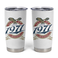 55th Birthday Beer Lover Vintage 1971 Limited Edition Tumbler Cup Bald Eagle