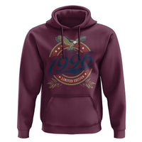 30th Birthday Beer Lover Vintage 1996 Limited Edition Hoodie Bald Eagle